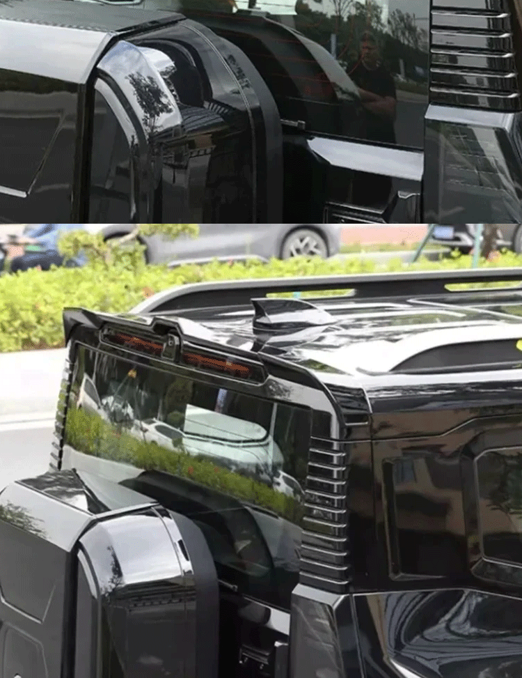 Applicable to Jietu Traveler/Shanhai T2 Tail Special Vehicle Top Wing Modified Fixed Wind Wing Exterior Rear Spoiler Accessories