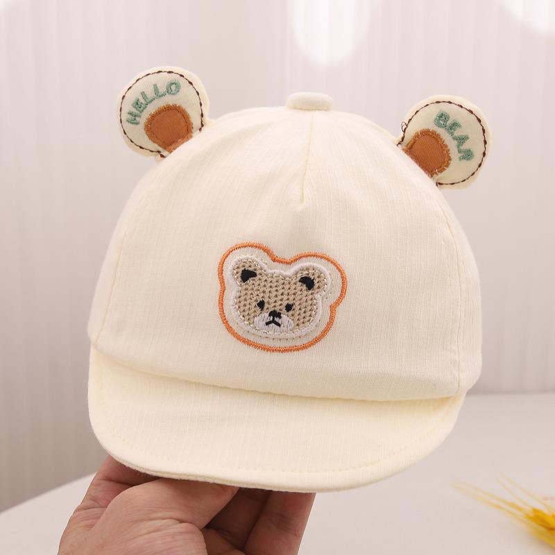Sombreros para bebés primavera y otoño nuevos niños gorras de lengua de pato lindas gorras de béisbol para bebés super lindos niños sombreros de protección solar