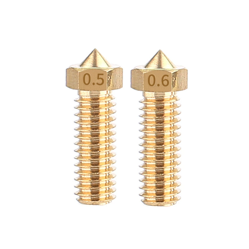 Сопло сопла для 3D-принтера Сопло E3D Сопло большого диаметра Сопло из меди с большим потоком 21 мм