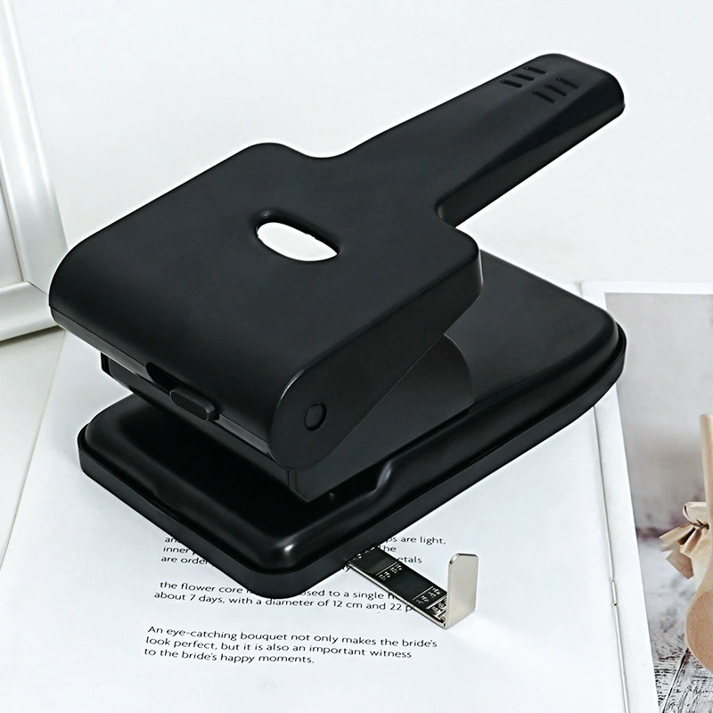 Прямые поставки производителями эксклюзивных перфорационных машин с двойными отверстиями, ручных перфорационных машин, экономия труда с вкладными листами с измерительной линейкой, перфоратором с круглыми отверстиями