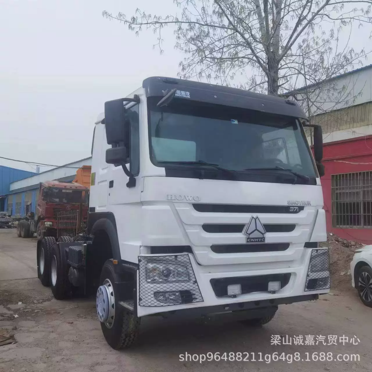 Торговый экспорт Howo полуприцепной тягач 6X4 тяговый грузовик подержанный тяговый прицеп головка 375 л.с.