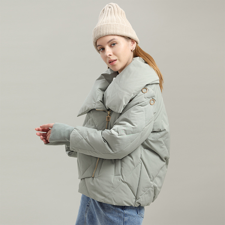Chaqueta Parka con Capucha para Mujer de Poliéster