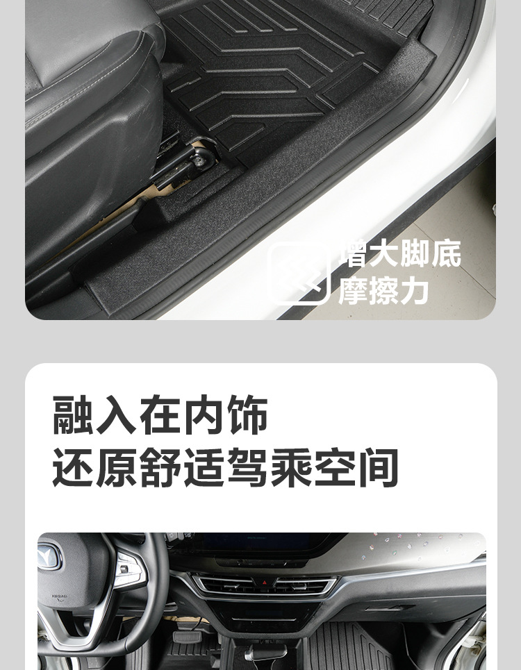 Suitable for Changan CS35 PLUS floor mats, 2012-2024 model car accessories, full-coverage driver's side floor mat