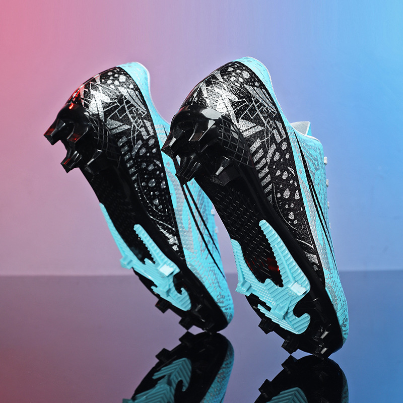Nuevos zapatos de fútbol antideslizantes transfronterizos de clavos para adultos, zapatos de entrenamiento profesional para niños y niñas, zapatos deportivos juveniles bajos