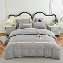 加厚高级磨毛床上四件套床上用品被套学生宿舍床单三件套厂家直发