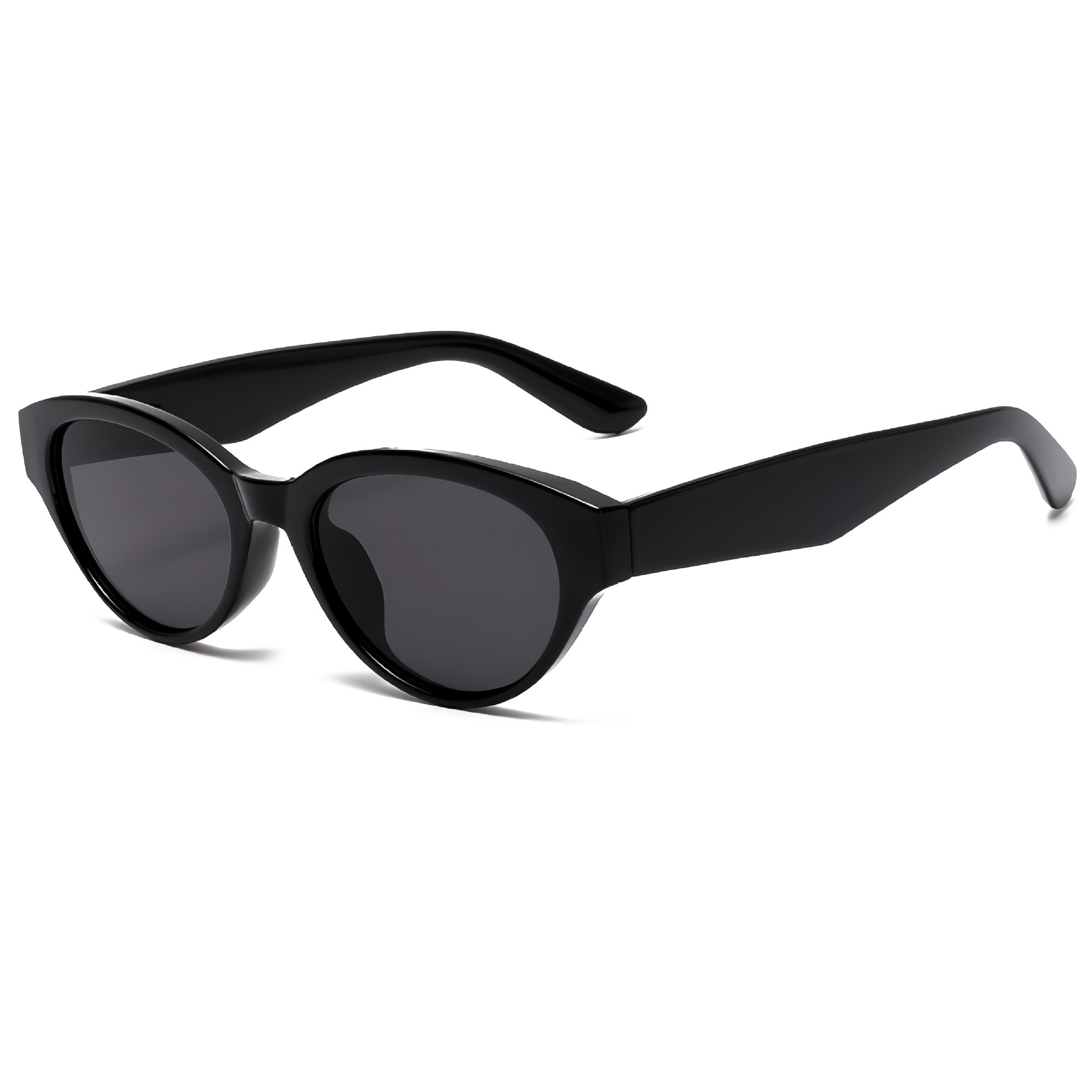 Gafas de sol de ojo de gato de marco pequeño retro coreano para hombres y mujeres Gafas de sol de protección UV para exteriores de alta gama Sunglasses