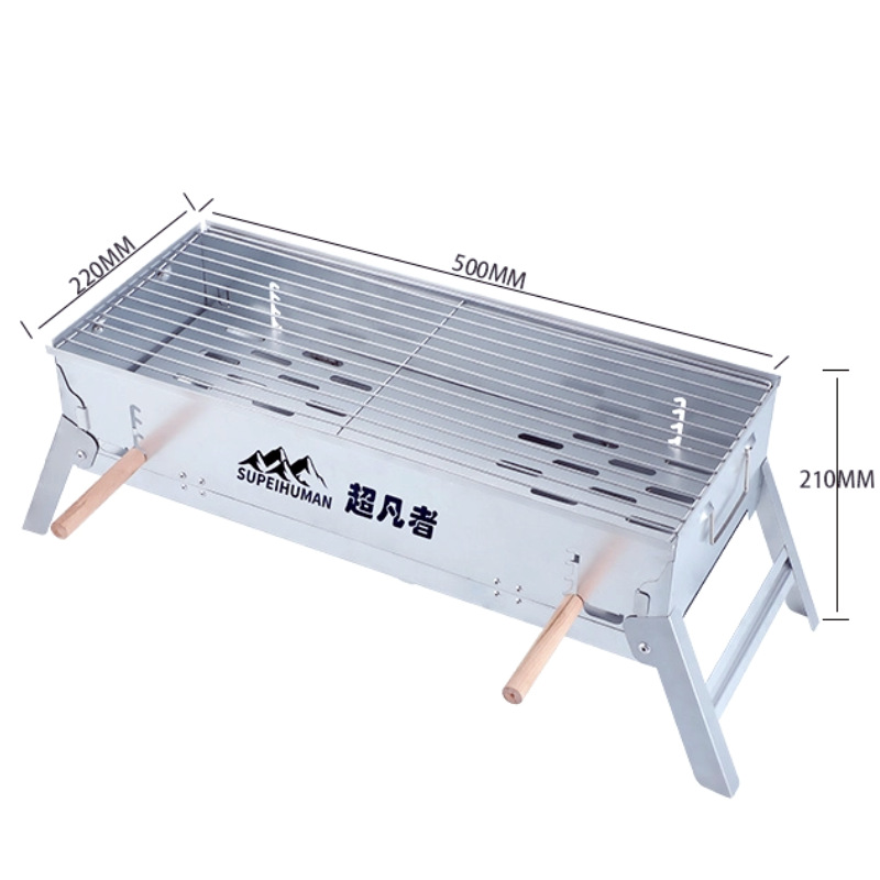 Horno al aire libre para cocinar té, horno de barbacoa portátil, horno de barbacoa de campamento doméstico, horno de carbón grande, horno de barbacoa, parrilla de barbacoa