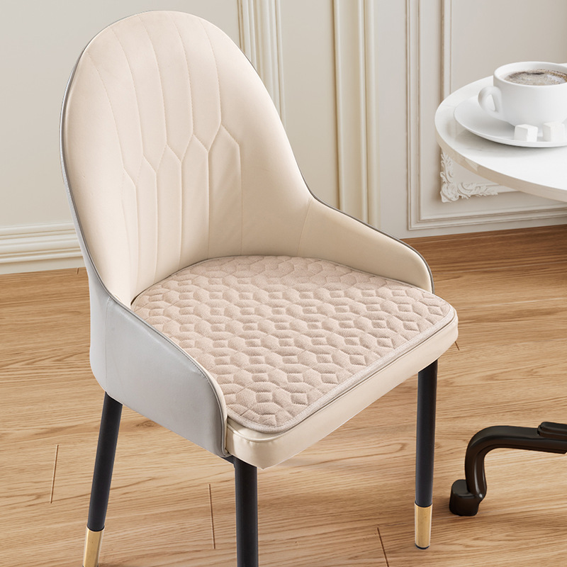 Cojín de lujo ligero cojín de silla de oficina asiento largo en forma de herradura cuatro estaciones cojín universal Silla de comedor cojín taburete cojín a tope antideslizante image 9