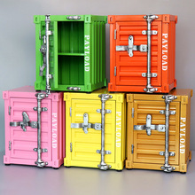 工业风集装箱床头柜铁皮柜子复古储物柜床头柜金属收纳柜铁艺小柜