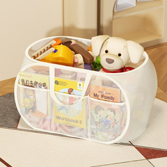 新しい子供のおもちゃベビービルディングブロック収納バスケットリビングルームぬいぐるみ収納アーティファクト汚れた衣類バスケット多機能バスケット