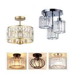 Nordic ceiling light creative light luxury modern minimalist crystal hallway light corridor balcony entrance indoor lighting