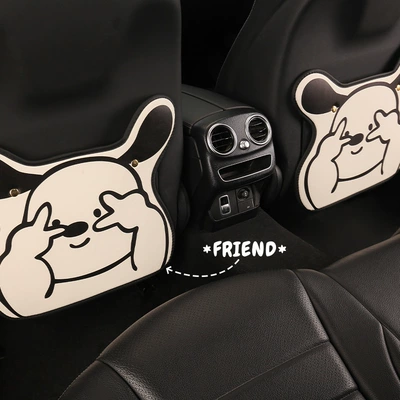 Short Anti-Kick Pad Car Rear: Chair back anti-kick pad