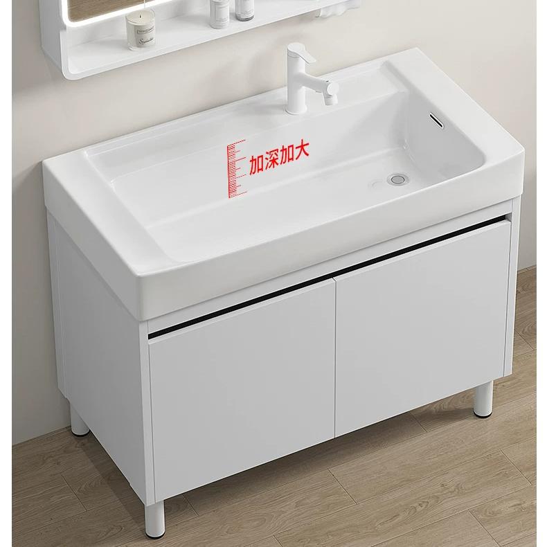 lavabo de balcón tipo suelo armario de lavandería combinación lavabo profundizar lavabo de lavandería integral lavabo lavabo de lavandería