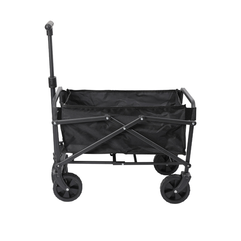 Carro de acampada con ruedas estrechas de 4 pulgadas para uso doméstico, carrito de compras plegable multifuncional, adecuado para niños, pesca, camping, picnic, carrito portátil.