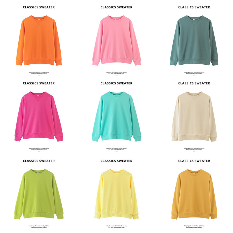 Autumn new men's sweater Tide brand Hong Kong style men's spot wholesale lovers solid color sweater explosions WY3200 Autumn new men's sweater Tide brand Hong Kong style men's spot wholesale lovers solid color sweater explosions WY3200