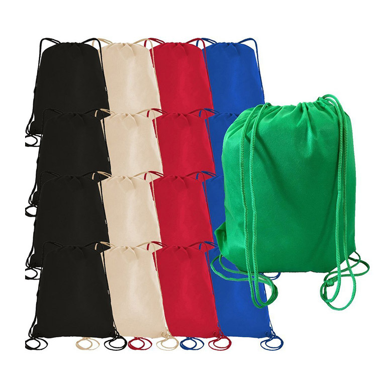 无纺布束口袋 抽绳可DIY背包袋