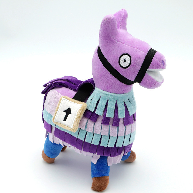 Fortress Alpaca Night Treasure Box Fo Toy rtn Plush e Purple Horse Game Hand-made Doll Doll Foreign Trade Cross-Border