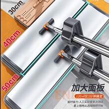拖把2024新款铝板家用一拖净免手洗平板拖布懒人强力双层