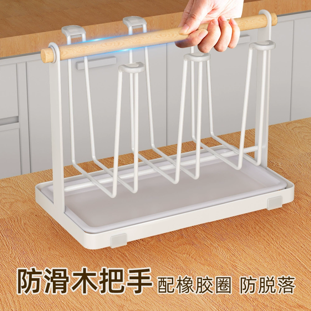 Glass holder, drying rack for home use, set with glass, storage system, light luxury style