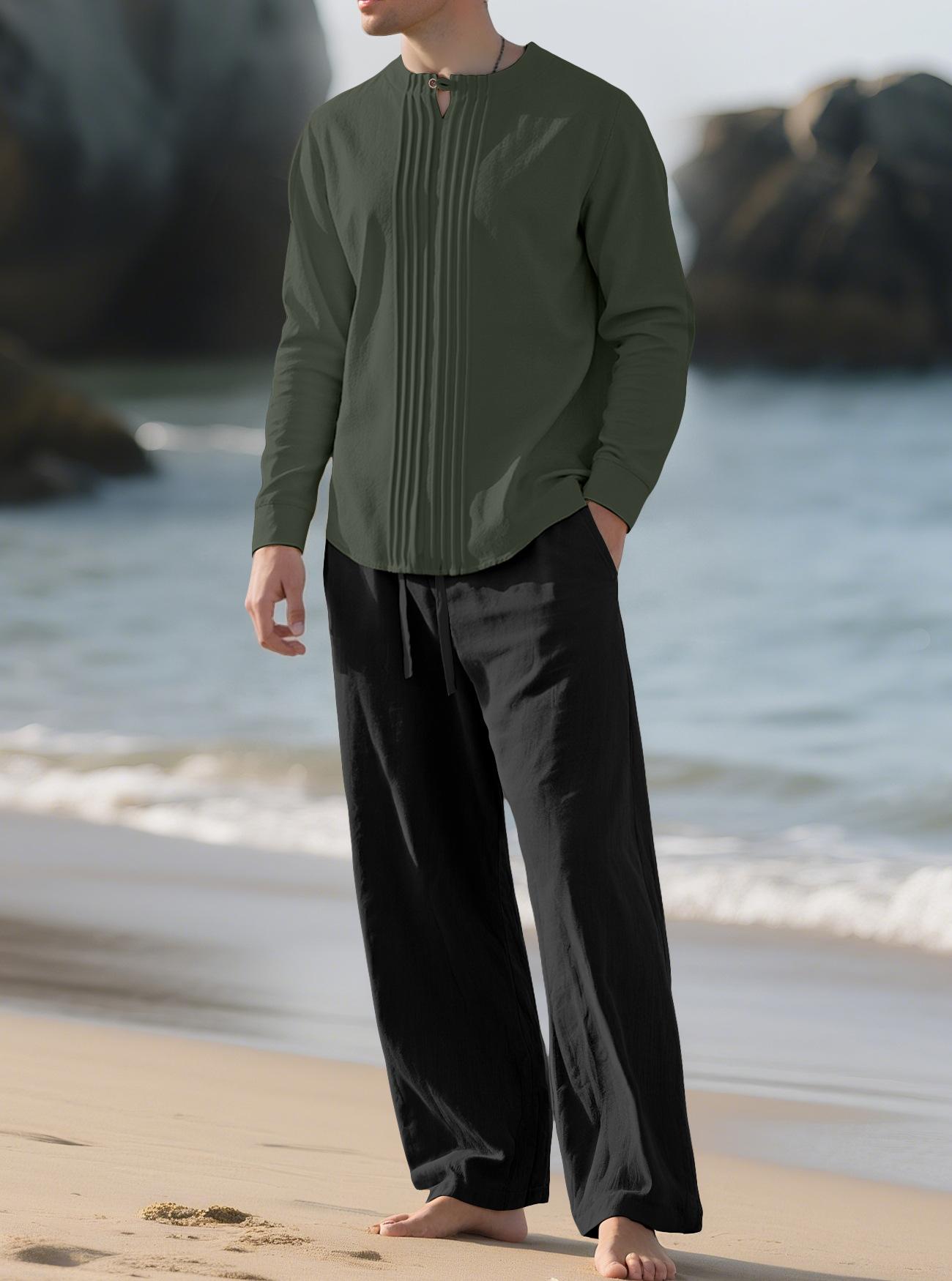 Verde militar + negro