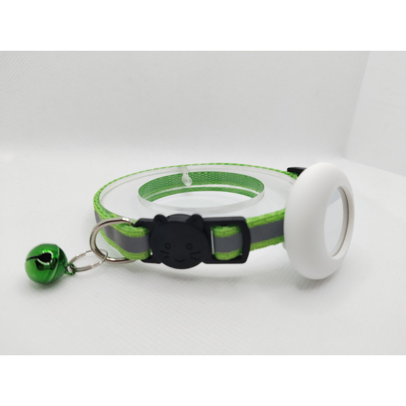 Spot 24h cabello collar de gato anti-pérdida transfronterizo para Apple airtag tracker gato collar joyería silicona