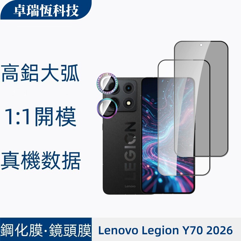 Suitable for Lenovo Legion Y70 2026 Tempered Film Hd Anti-Peep Dot Diamond Eagle Eye Transparent Lens Film