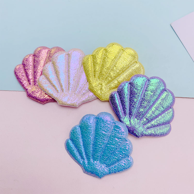 Magic color simulation shell leather accessories Ocean series diy headwear accessories birthday baking insert decorative accessories