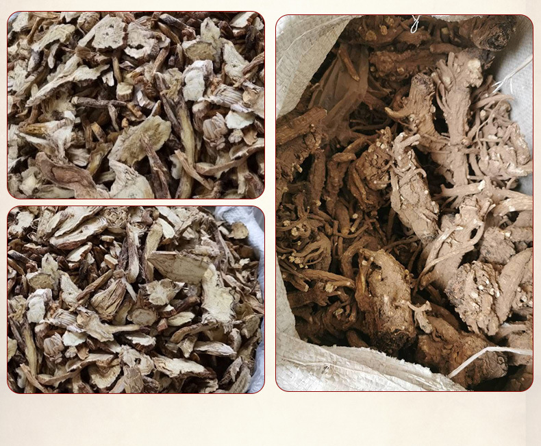Dried Du Huo Slices 500g Angelica pubescens Root Traditional Herbal Decoction Pieces quality and texture