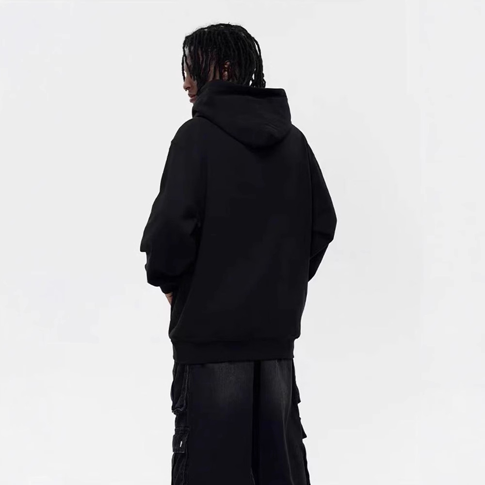 Marca de moda FOG otoño y invierno nuevo 380G gran bucle con sudadera encapuchada hombre pesado engrosado camiseta encapuchada suelta europea y americana