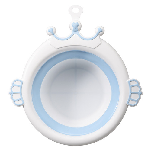 Baby wash basin, newborn baby home foot washing basin, children's mini foldable small hanging basin wholesale