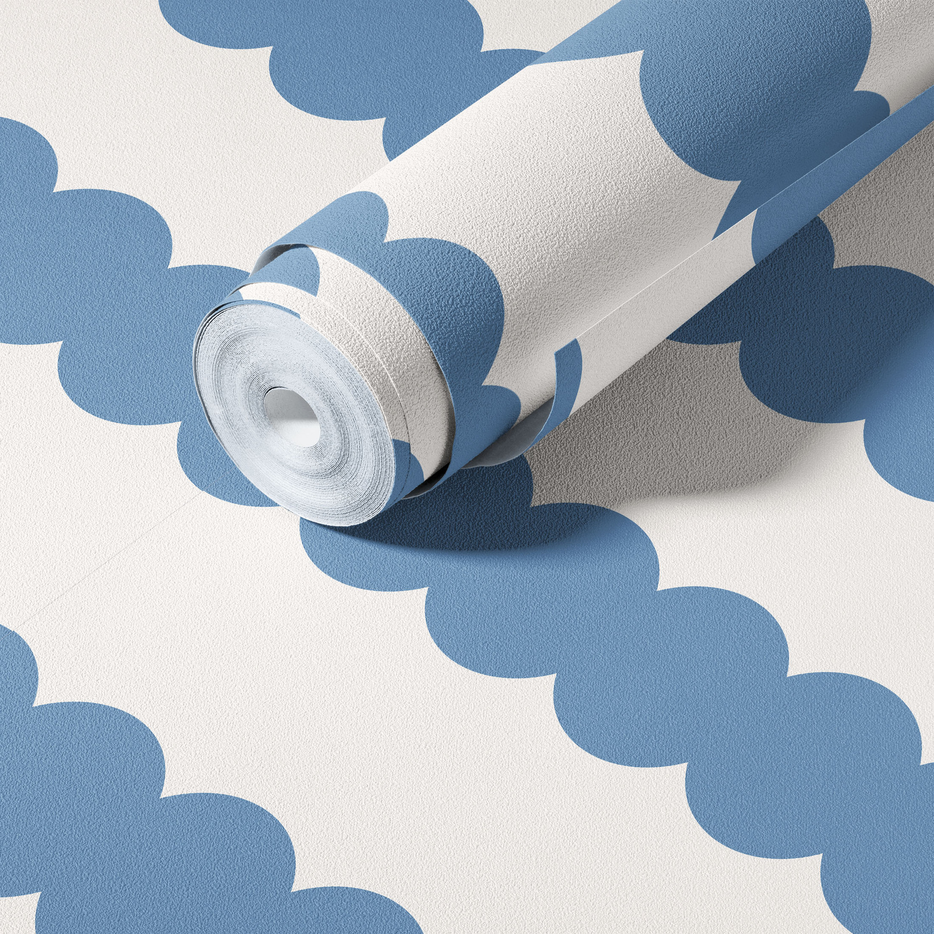 Sweet And Playful Scallop Stripe Simple Wallpaper For Children's Rooms, Self-adhesive Mural, A Popular Export Product_maomaolike.com