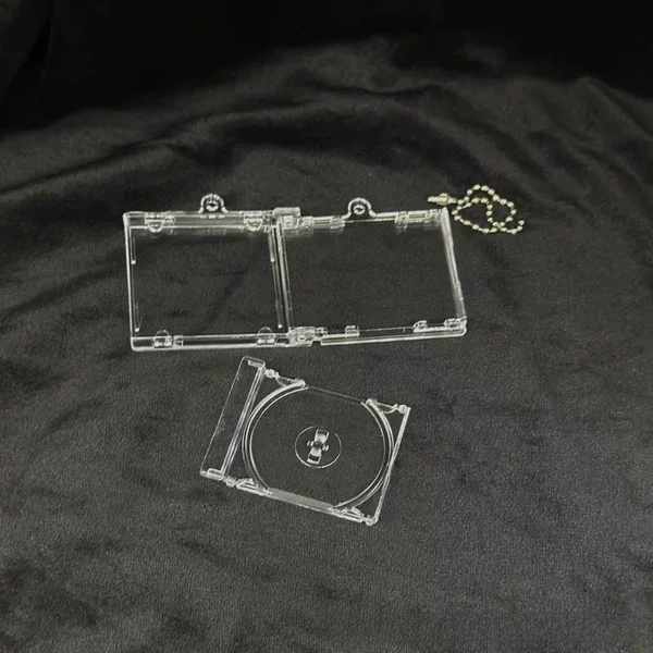 Acrylic Keychain Custom DIY Star Fans Should Aid Homemade Peripheral Commemorative Album Mini CD Pendant