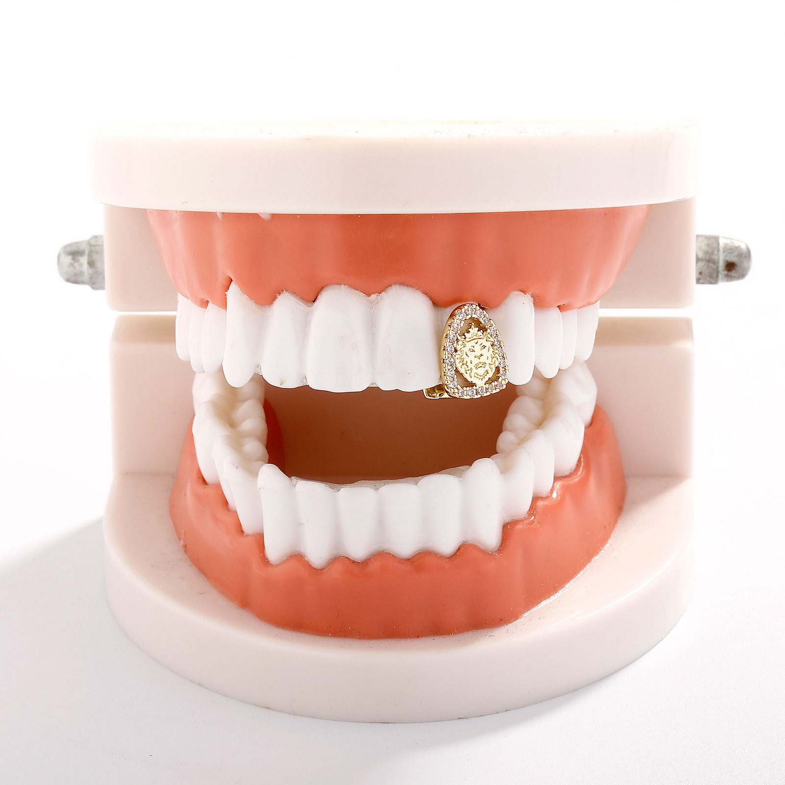 1 Piece Quantity Hip-Hop Lion Copper Unisex Grillz