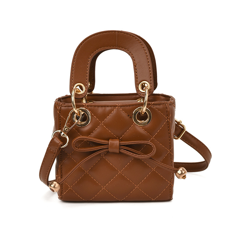 Bolsa de mano de la princesa de moda coreana Linge, lindo arco bebé bolso pequeño nuevo mini bolso de accesorios para niños