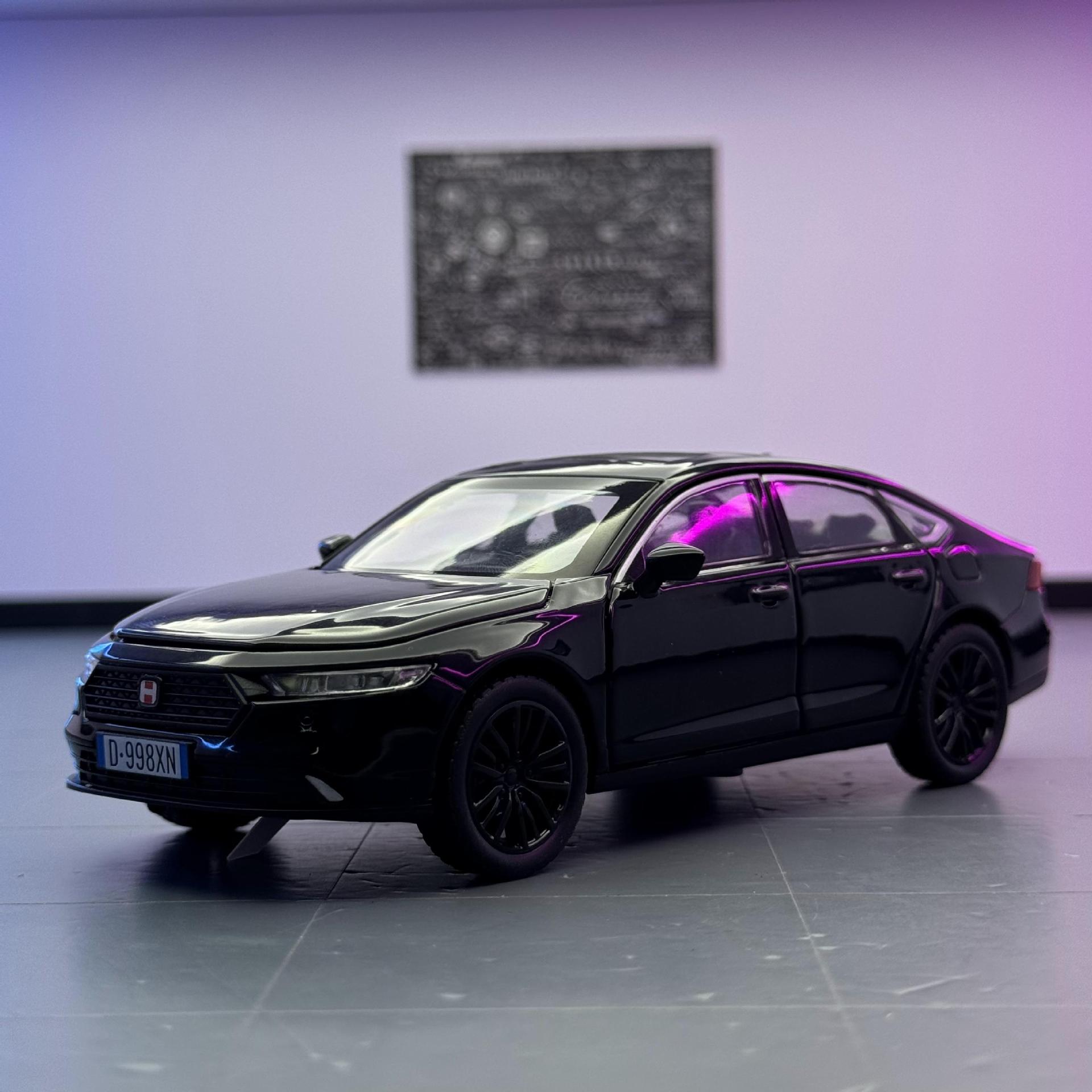 Modelo de coche de aleación Jiaye 1:32 Honda Accord coche con luz y sonido coche de juguete modelo de sonido al por mayor