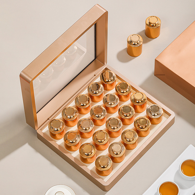 碎银茶叶礼盒装空盒小罐包装盒亚克力大红袍白茶金骏眉空礼盒通用