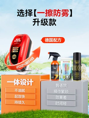 Glass Front Windshield Window: Automotive glass defogging agent