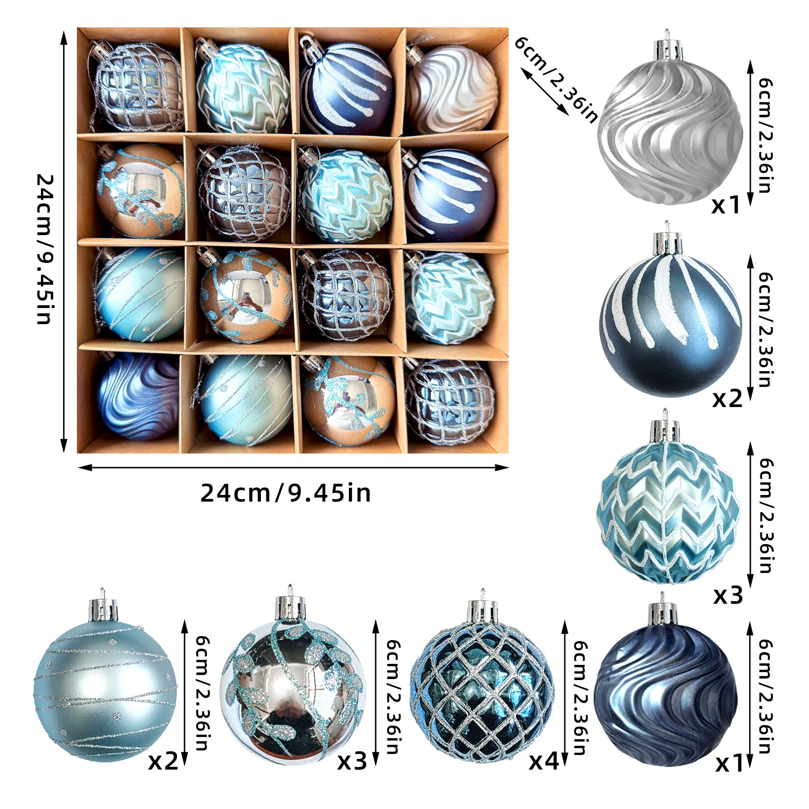 Christmas cartoon plastic painted pendant, Amazon, Birthday gift