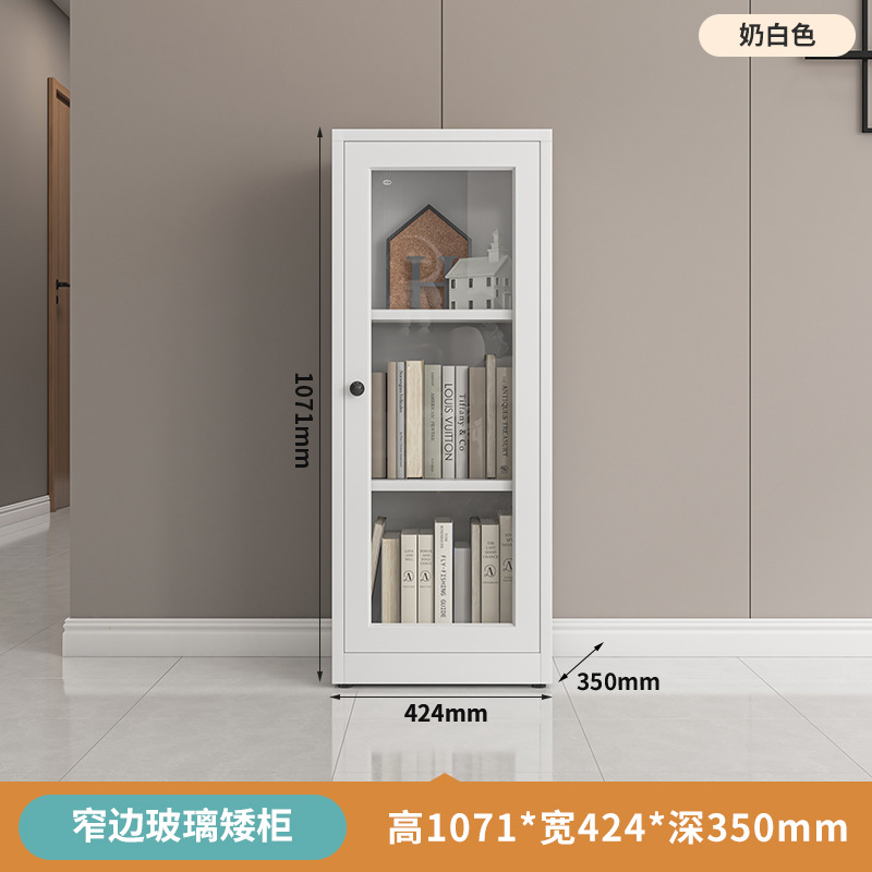 낮은 캐비닛-단일 유리 도어 42.4*35*107