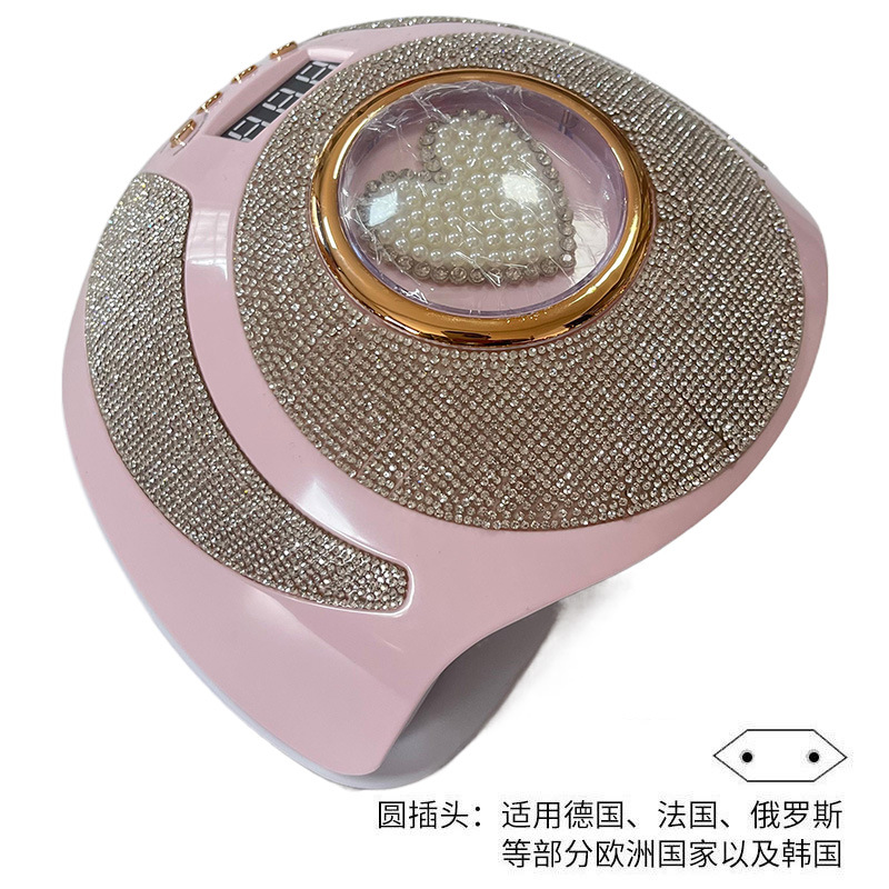 Lámpara de manicura de almacenamiento 268W de alta potencia UV + LED doble fuente de luz pegamento de manicura luz fototerapia inteligente transfronteriza