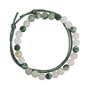 Retro green beaded bracelet, jewelry, 2023 collection, simple and elegant design, Birthday gift