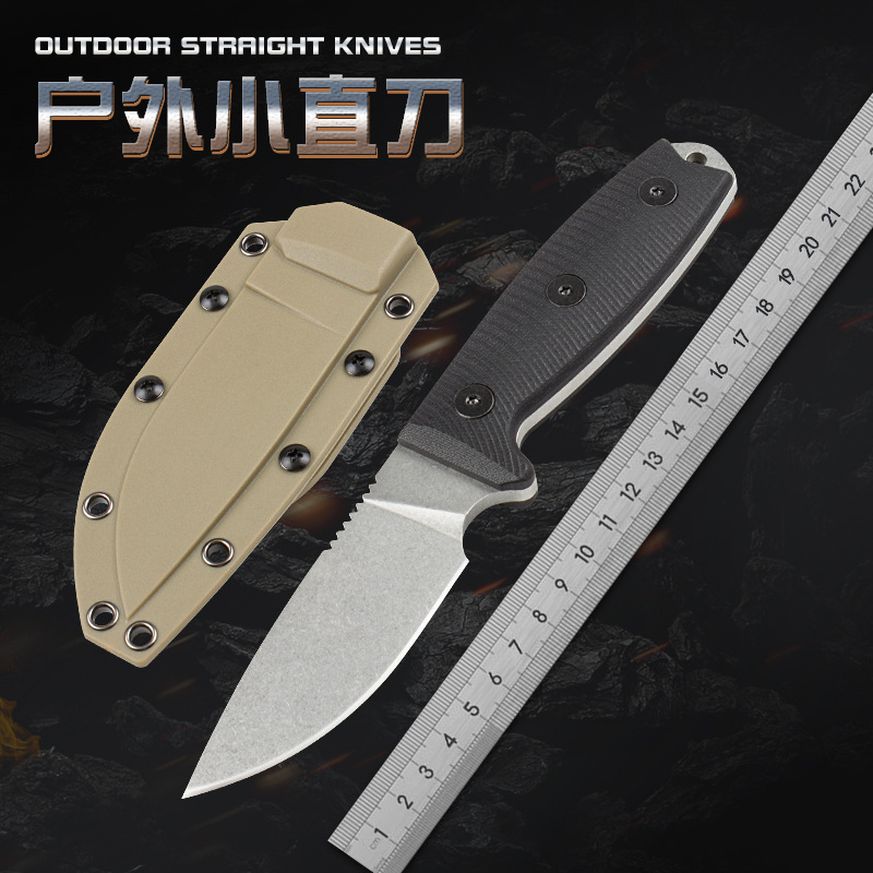 户外ESEE3刀具多功能便携野外求生防身战术刀小直刀露营水果刀