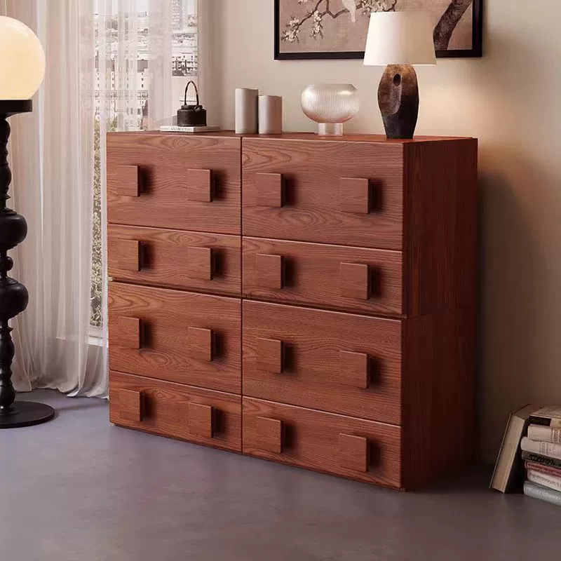 Средневековый стиль, массив дерева, модульный шкаф Кармен, комбинированный шкаф, скандинавский функциональный шкаф для хранения, домашний шкаф для хранения в гостиной, напольный шкаф