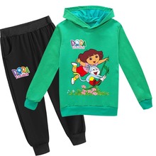 Dola 朵拉 休闲套装 男童女童儿童卫衣和长裤30002a1