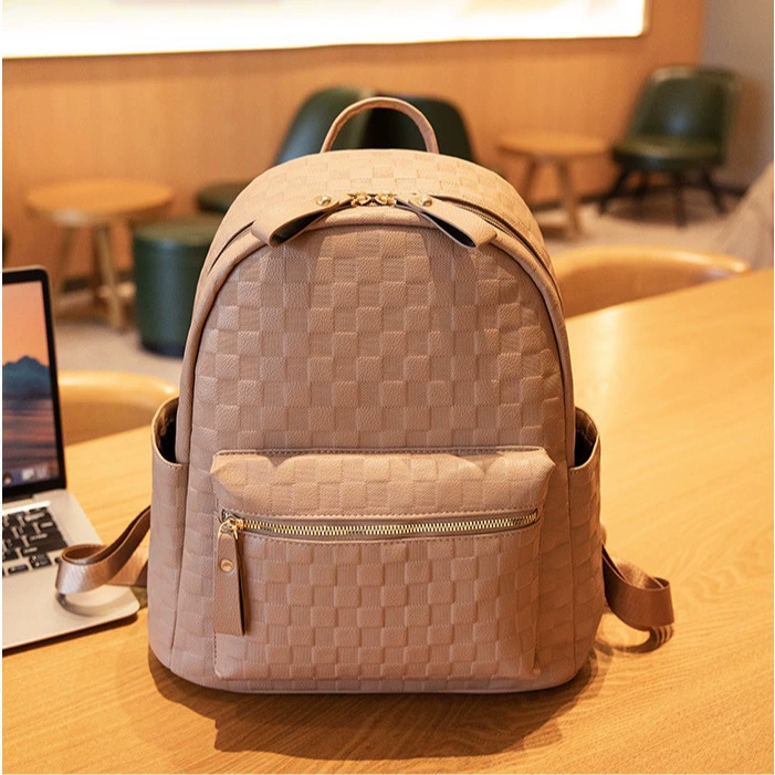 Chess, backpack, capacious travel bag, Korean style, for students