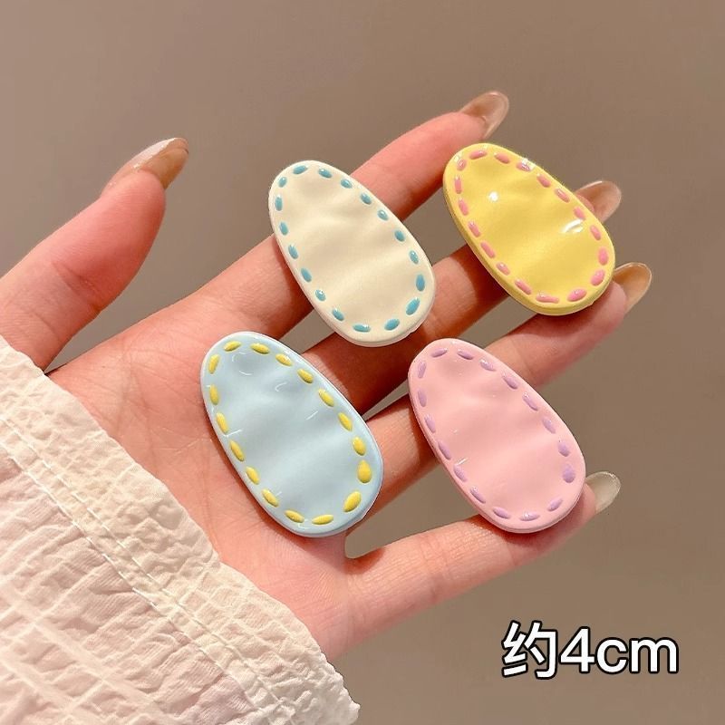 Coreano dulce dopamina hueso de color pequeño broche de pelo lateral universal broche de pelo roto lindo broche de moda mujer