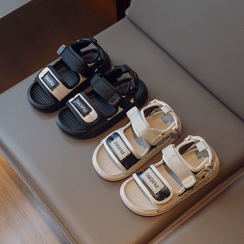 Сандалии для мальчиков 2025 новый летний детский мягкий подошв нескользящая обувь для мальчиков