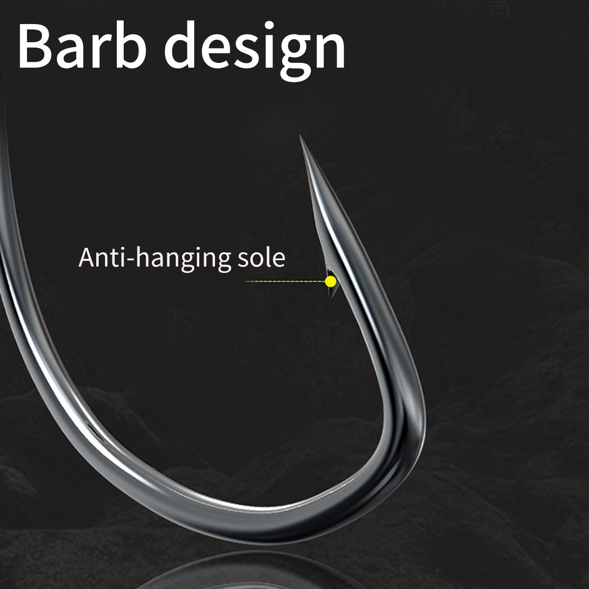 Olověné háčky na ryby vyztužené háčky s protihrotem 10 kusů_voghion.com