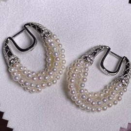 天然珍珠耳饰;天然珍珠项饰;天然珍珠胸饰