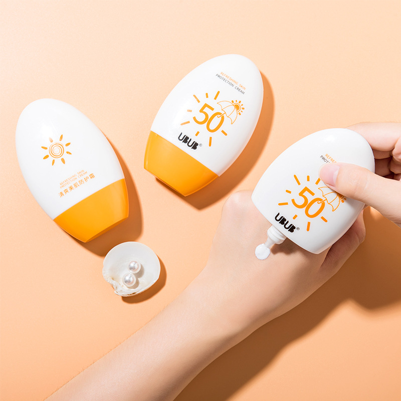 UBUB Refreshing Skin Protective Cream Sunscreen 50x SPF50+ Isolation Lotion Full Body UV Protection Waterproof and Sweatproof